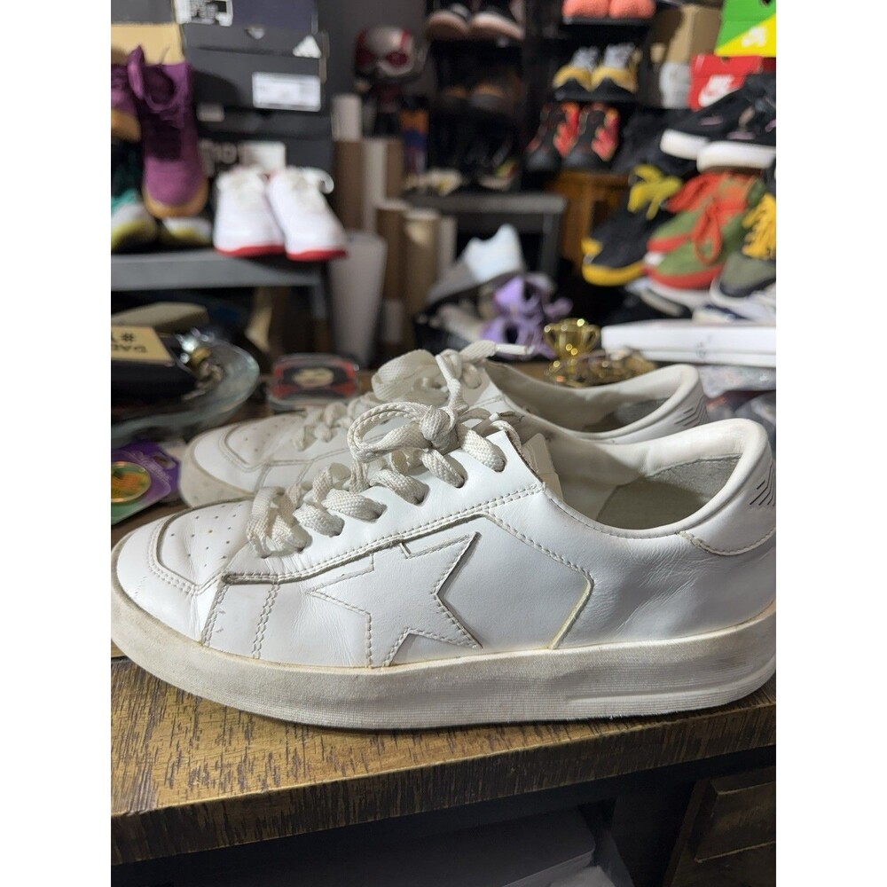 Size 38 Golden Goose Deluxe Brand Stardan  Leather Sneakers -5.5 Men 7.5-8 Women